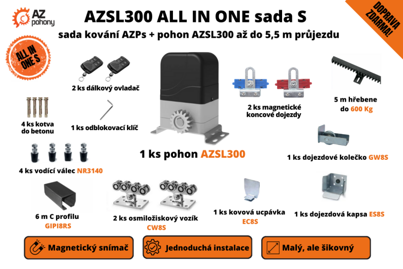 AZSL300 ALL IN ONE sada S